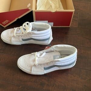 Vans Suede Canvas Sk8 Mid Shoes